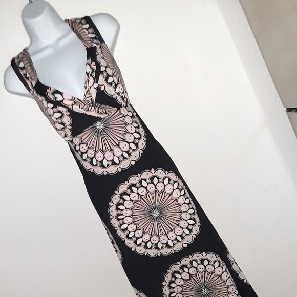 INC Maxi Dress *Resort Wear, Subtle Metal Studs, Pull-Over, Surplus Wrap, XL - Picture 1 of 6